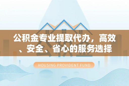 鹿谷公积金专业提取代办，高效、安全、省心的服务选择