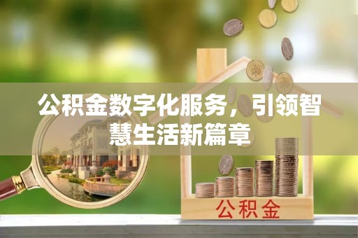鹿谷公积金数字化服务，引领智慧生活新篇章