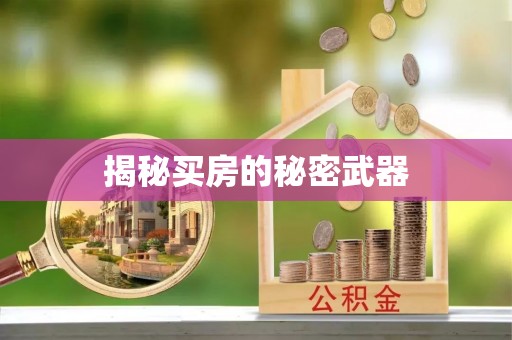 鹿谷揭秘买房的秘密武器