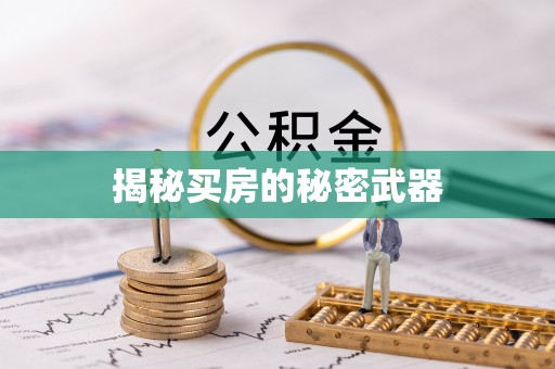 鹿谷揭秘买房的秘密武器