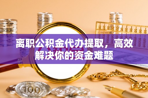 鹿谷离职公积金代办提取，高效解决你的资金难题