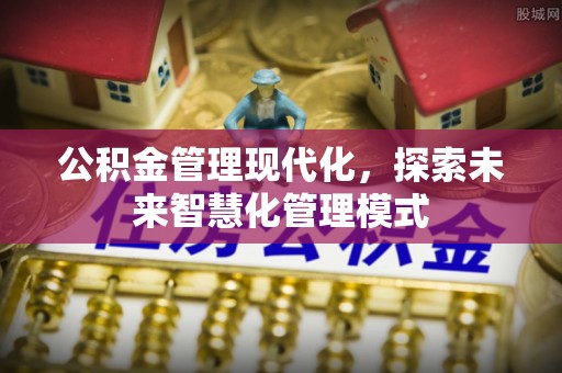 鹿谷公积金管理现代化，探索未来智慧化管理模式