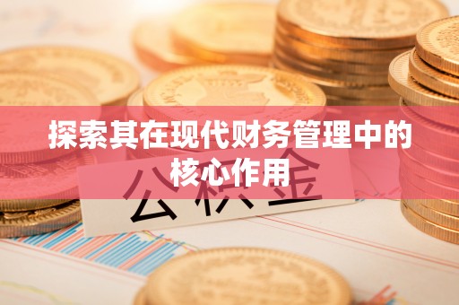 鹿谷探索其在现代财务管理中的核心作用