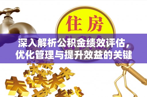 鹿谷深入解析公积金绩效评估，优化管理与提升效益的关键路径