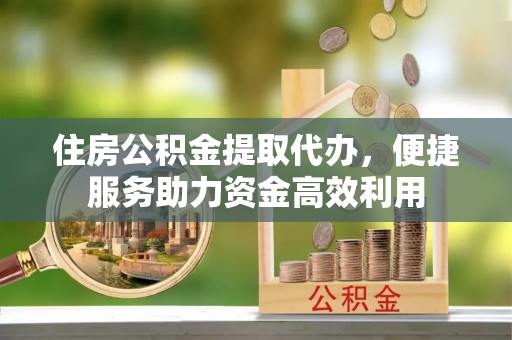 鹿谷住房公积金提取代办，便捷服务助力资金高效利用