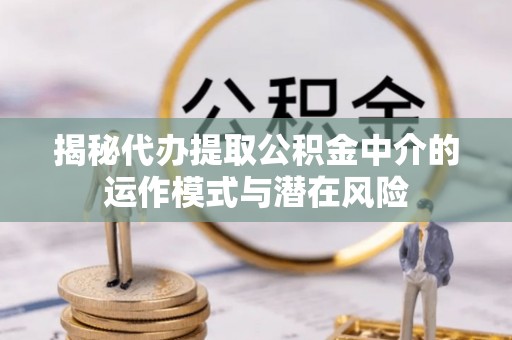 鹿谷揭秘代办提取公积金中介的运作模式与潜在风险