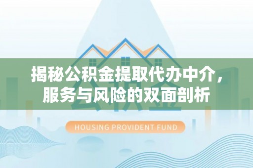 鹿谷揭秘公积金提取代办中介，服务与风险的双面剖析