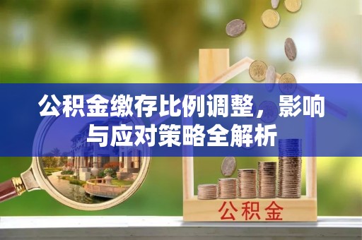 鹿谷公积金缴存比例调整，影响与应对策略全解析