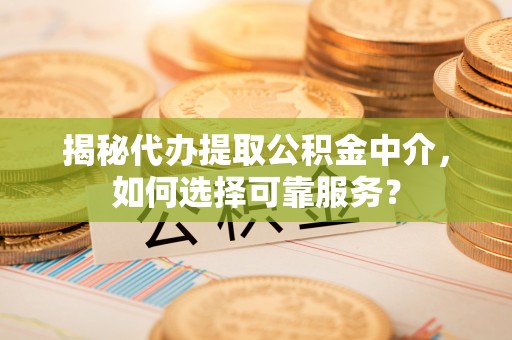 鹿谷揭秘代办提取公积金中介，如何选择可靠服务？