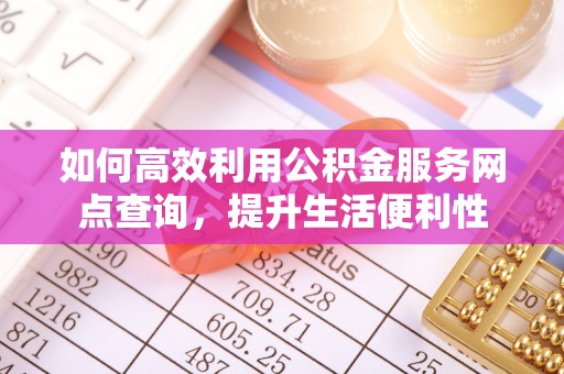 鹿谷如何高效利用公积金服务网点查询，提升生活便利性