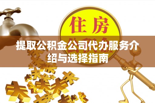 鹿谷提取公积金公司代办服务介绍与选择指南