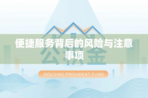 鹿谷便捷服务背后的风险与注意事项